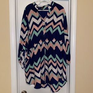Pastel Chevron Tunic/Dress